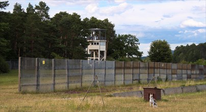 Border fortifications at the former US observation base Point Alpha on the inner-German border. Today Point Alpha is a memorial