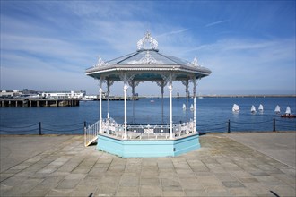 Promenade with pavilion at Dun Laoghaire