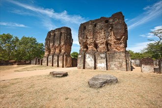 Ancient Royal Palace ruins Pollonaruwa