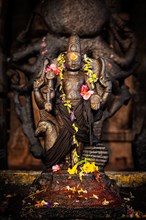 Murugan Hindu deity image. Brihadishwara Temple. Tanjore