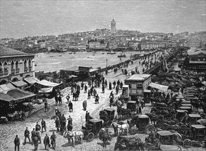 Bruecke in Konstantinopel