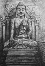 Colossal image of the Buddha