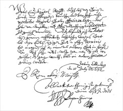 Letter from Pappenheim to Emperor Frederick II 8 June 1594