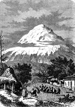 The inactive volcano Chimborazo
