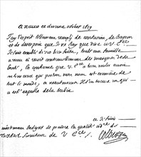 Letter from Jean Baptiste Colbert to Cardinal Mazarin