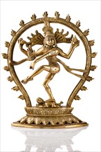 Bronze statue of indian hindu god Shiva Nataraja