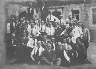 Group photograph of a group of men