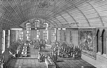 The Coronation Banquet of Emperor Leopold I and the Electors on the Roemer in Frankfurt