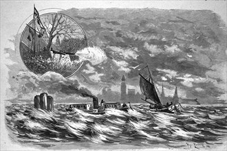 Die Sturmflut bei Hamburg am 22. Dezember 1894