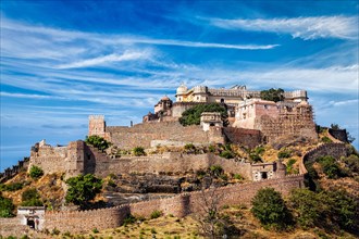 Kumbhalgarh fort famous tourist landmark. Rajasthan
