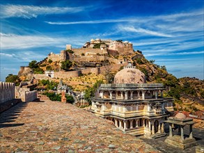 Kumbhalgarh fort tourist landmark in Rajasthan