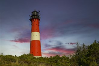 Lighthouse of Hoernum in the early morning