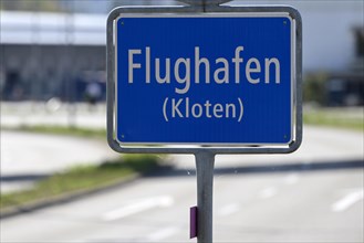 Place-name sign airport