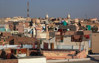 View over the old town of Bikaner