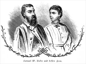 Samuel White Baker and woman