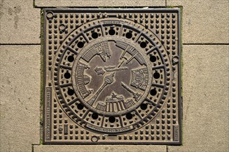 Manhole cover Berliner Wasserbetriebe