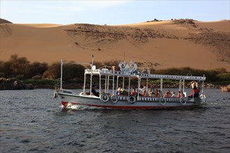 Excursion boat on the Nile