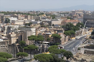 Blick vom Monumento Vittorio Emanuele II