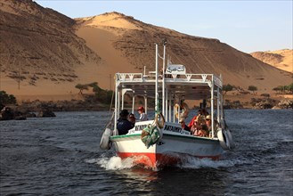 Excursion boat on the Nile