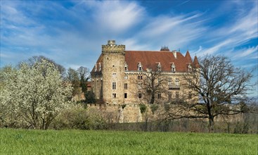 Paulhac castle near Brioude