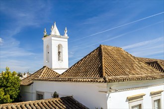 Tower with bell of Misericordia Church in Tavira