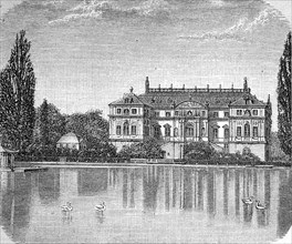 The Palace in the Great Garden in Dresden in 1878
