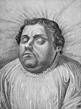 On his deathbed Martin Luther