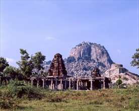 13th Century Rajagiri fort and Venkataramana temple in Gingee