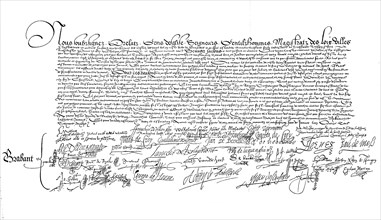 Original document of the Union of Brussels