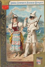 Picture series Costumes from the Italian Carnival: Pulcinella