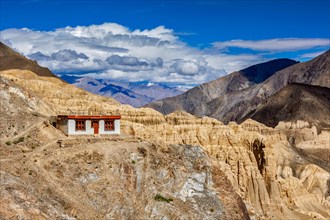 House in Himalayas near Lamayuru village in Ladakh