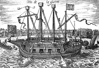 The Lightship Fin de la Guerre at the Siege of Antwerp