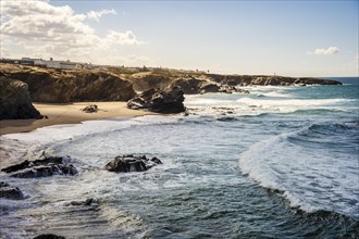 Spectacular cliffs and beaches on Vicentina Coast between Porto Covo and Sines