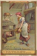 Picture series castles in the air of the milkmaid: If the poultry has brought money