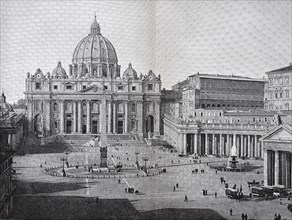 St. Peter's Basilica and the Vatican in Rome