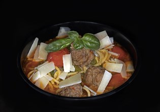 Italian vegetable soup minestrone