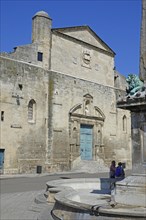 Place de la Republique with former church of Sainte Anne d'Arles