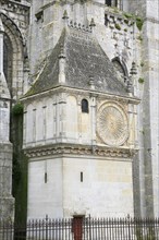 Clock Pavilion at Notre Dame of Chartres Cathedral