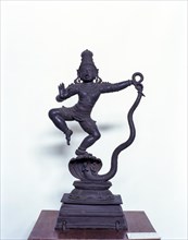 Kaliya Krishna-1400 A. D Bronze Sculpture