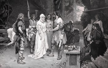Wedding in ancient Germanic times