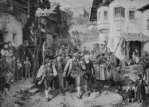 The Last Group of Soldiers of the Tyrolean Uprising