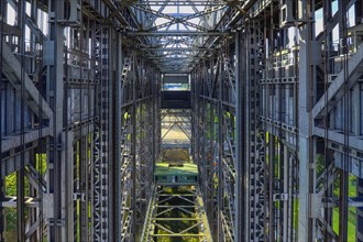 Interior view of the old Niederfinow ship lift