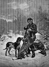 After the hunt in 1880