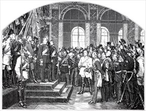 Die Proklamation des Kaisers in Versailles am 18. 1. 1871