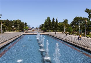 Springbrunnen im Seaside Park