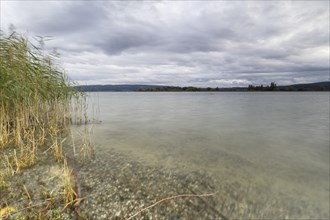 Cloudy day in autumn at Lake Constance