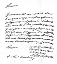 Letter from Louis II de Bourbon
