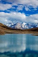 Dhankar lake in Himalayas