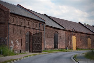Historic barn district in Altlandsberg