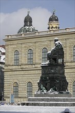 Max Joseph Square with monument to King Max I Joseph